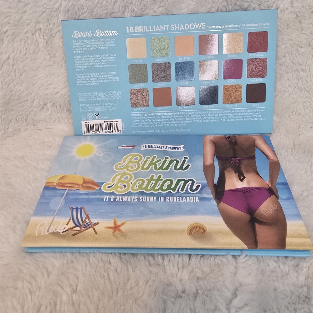 RUDE Bikini Bottom Eyeshadow Palette - Multicolor